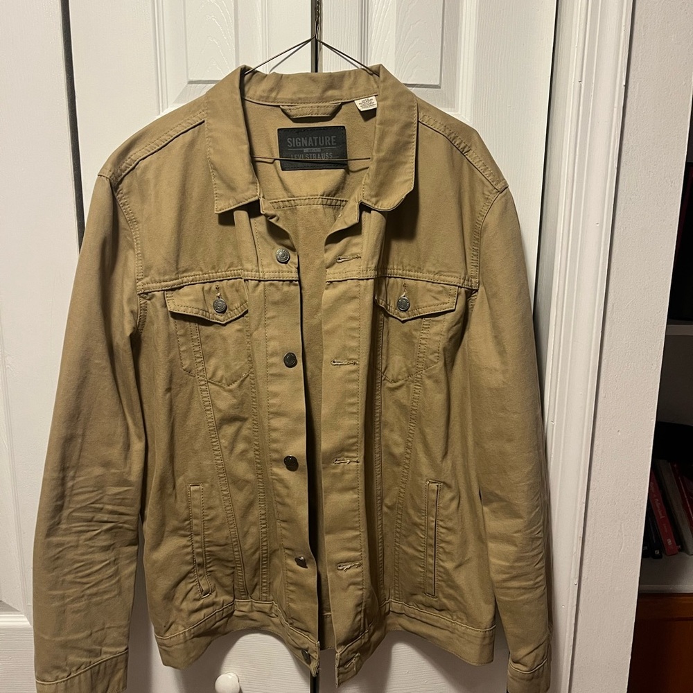 Signature by Levi Strauss Men's Tan Shirt Jacket